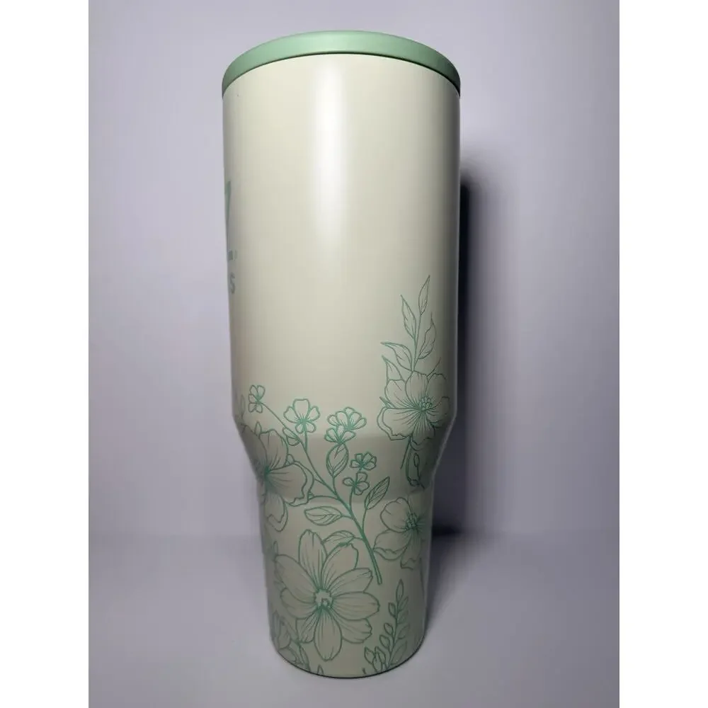 Hydrojug Limited Edition FIIZ FLOWERS 40oz Traveler Tumbler BNWT BNIB